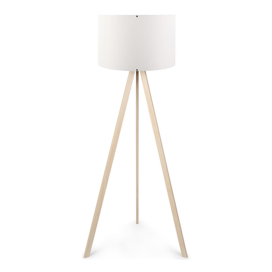 Grīdas stāvlampa AYD 1xE27/60W/230V balta/bēša
