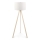 Grīdas stāvlampa AYD 1xE27/60W/230V balta/bēša
