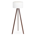 Grīdas stāvlampa AYD 1xE27/60W/230V balta/brūna