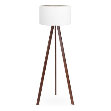 Grīdas stāvlampa AYD 1xE27/60W/230V balta/brūna