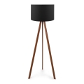 Grīdas stāvlampa AYD 1xE27/60W/230V melna/brūna