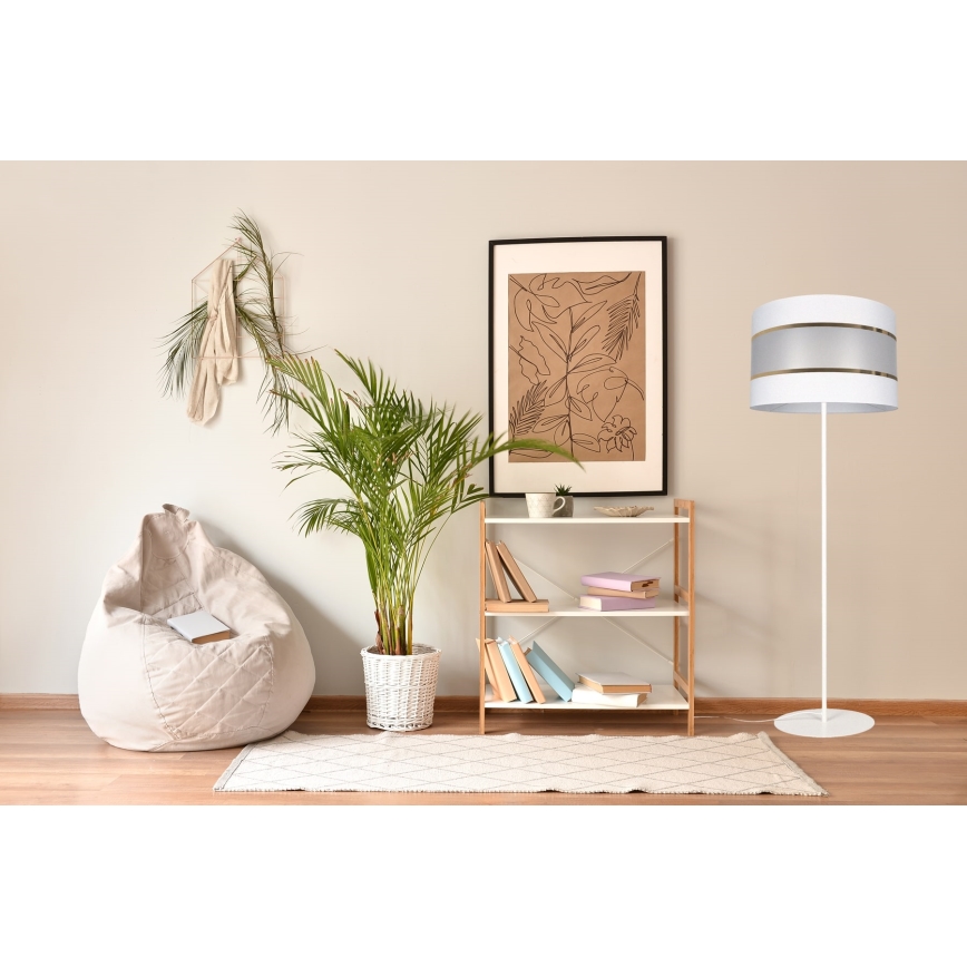 Grīdas stāvlampa CORAL 1xE27/60W/230V balta