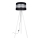 Grīdas stāvlampa CORAL 1xE27/60W/230V balta/melna/matēts hroms