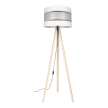 Grīdas stāvlampa CORAL 1xE27/60W/230V bēša/balta/zelta