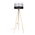 Grīdas stāvlampa CORAL 1xE27/60W/230V bēša/melna/balta/matēts hroms
