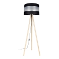 Grīdas stāvlampa CORAL 1xE27/60W/230V bēša/melna/matēts hroms