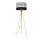 Grīdas stāvlampa CORAL 1xE27/60W/230V bēša/melna/pelēka/zelta