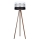 Grīdas stāvlampa CORAL 1xE27/60W/230V brūna/melna/balta/matēts hroms