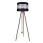 Grīdas stāvlampa CORAL 1xE27/60W/230V brūna/melna/matēts hroms