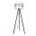 Grīdas stāvlampa CORAL 1xE27/60W/230V venge/balta/matēts hroms