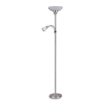 Grīdas stāvlampa DUHA 1xE27/100W/230V + 1xE14/40W