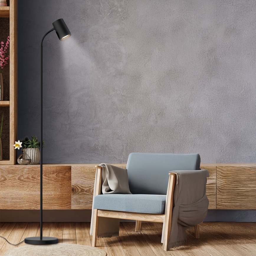 Grīdas stāvlampa FELIX 1xGU10/9W/230V melna