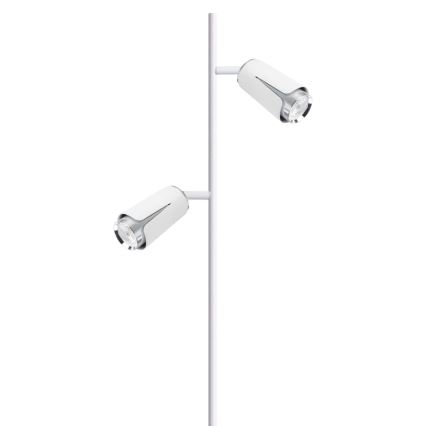 Grīdas stāvlampa FLOWER 2xGU10/8W/230V balta