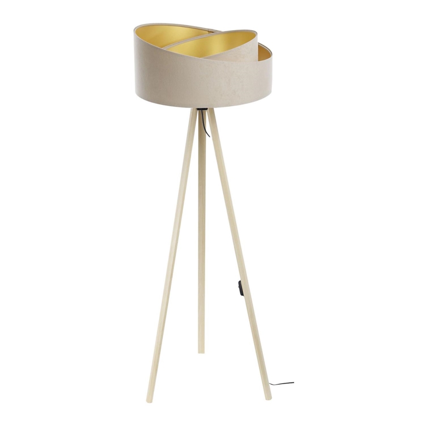 Grīdas stāvlampa GALAXY 1xE27/60W/230V bēša