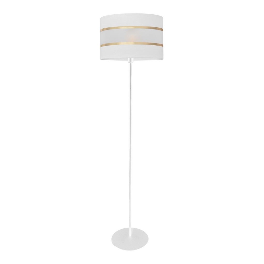 Grīdas stāvlampa HELEN 1xE27/15W/230V balta/zeltaina