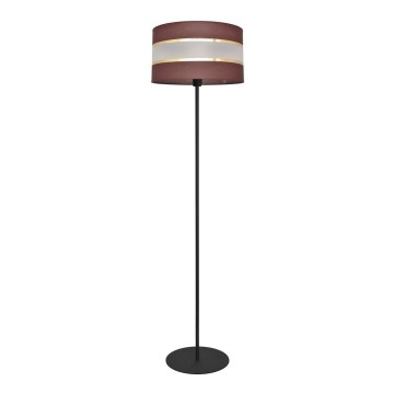 Grīdas stāvlampa HELEN 1xE27/15W/230V brūna/melna/zeltaina