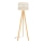 Grīdas stāvlampa HELEN 1xE27/15W/230V krēmkrāsa/zelta/ozols
