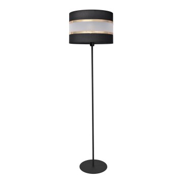 Grīdas stāvlampa HELEN 1xE27/15W/230V melna/zeltaina