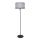 Grīdas stāvlampa HELEN 1xE27/15W/230V pelēka/melna