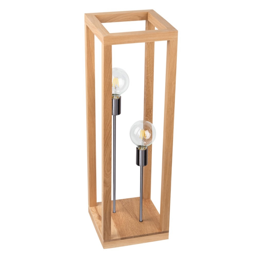 Grīdas stāvlampa KAGO 2xE27/60W/230V matēts ozols