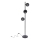Grīdas stāvlampa KAMA 3xG9/28W/230V melna/dūmakains melna