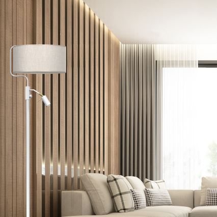 Grīdas stāvlampa LINO 1xE27/40W/230V + 1xGU10-MR11/7W