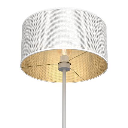 Grīdas stāvlampa LOFT SHADE 1xE27/60W/230V balta/zelta