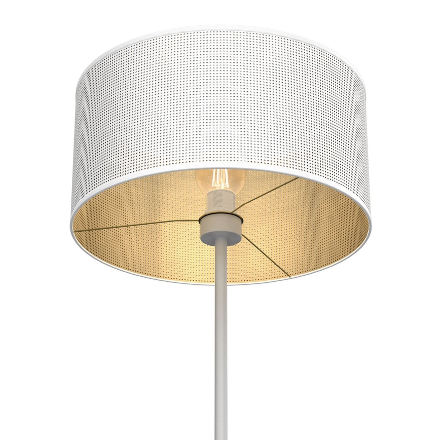 Grīdas stāvlampa LOFT SHADE 1xE27/60W/230V balta/zelta