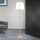 Grīdas stāvlampa LUDWIG 1xE27/40W/230V balta/zelta