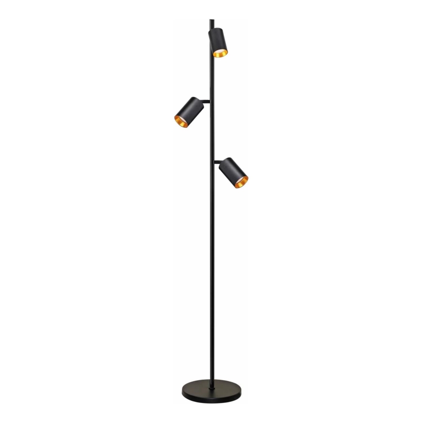 Grīdas stāvlampa MARIBEL 3xGU10/12W/230V melna