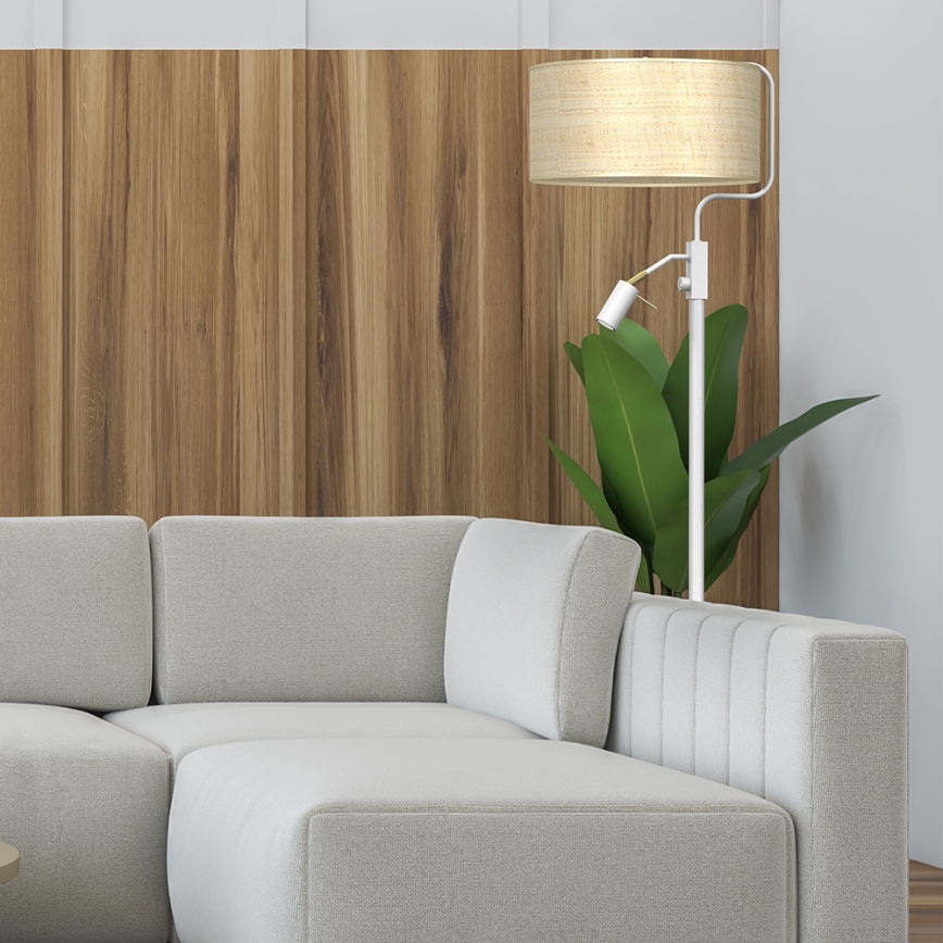 Grīdas stāvlampa MARSHALL 1xE27/40W/230V + 1xGU10/MR11/7W