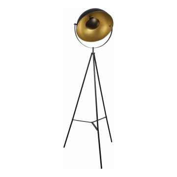 Grīdas stāvlampa MATYLDA 1xE27/20W/230V melna/zelta
