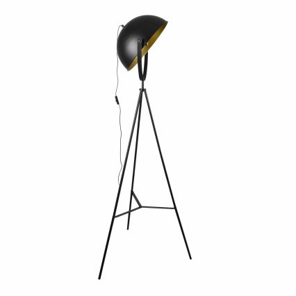 Grīdas stāvlampa MATYLDA 1xE27/20W/230V melna/zelta