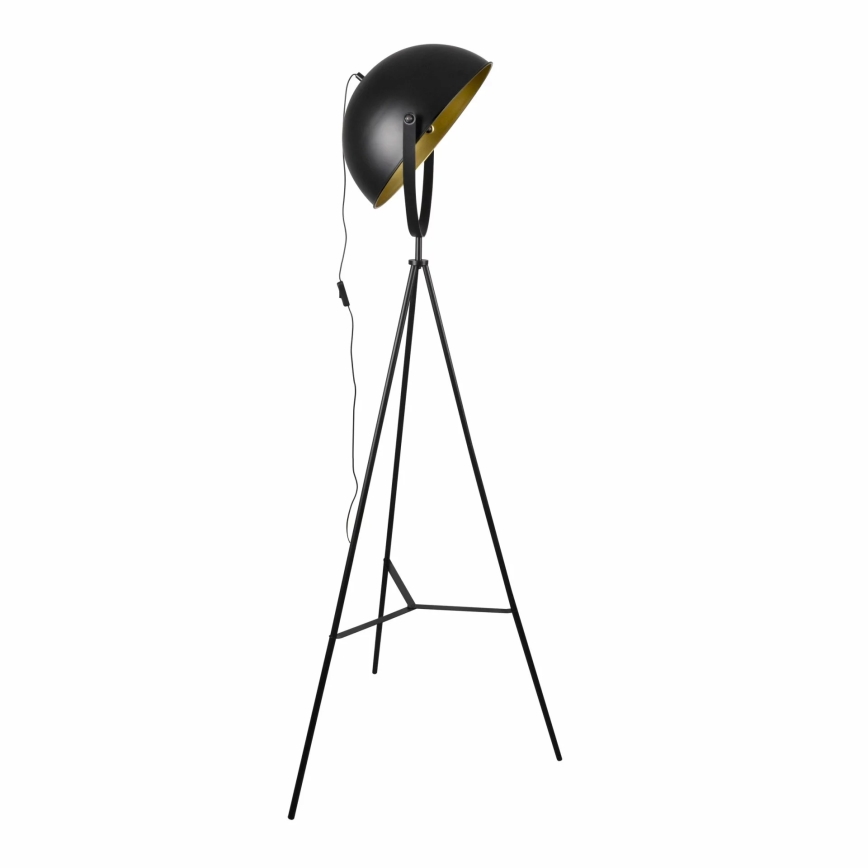 Grīdas stāvlampa MATYLDA 1xE27/20W/230V melna/zelta