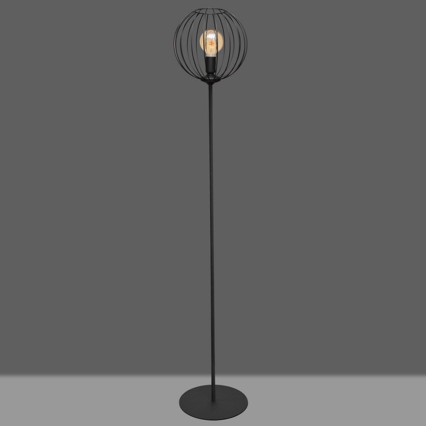 Grīdas stāvlampa MERCURE 1xE27/15W/230V melna