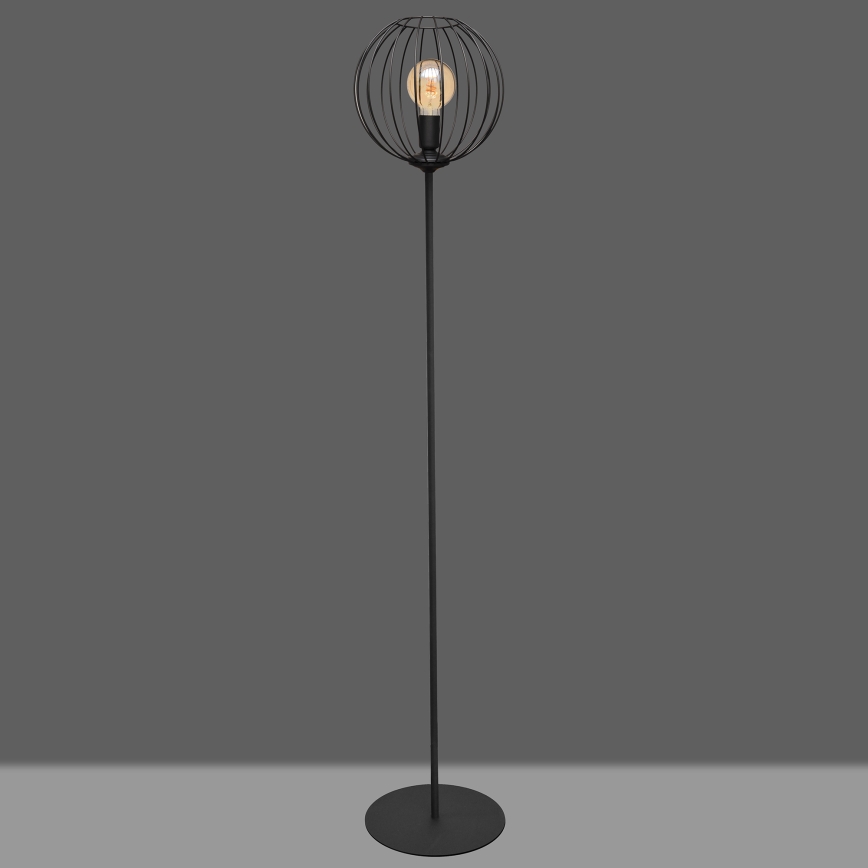 Grīdas stāvlampa MERCURE 1xE27/15W/230V melna