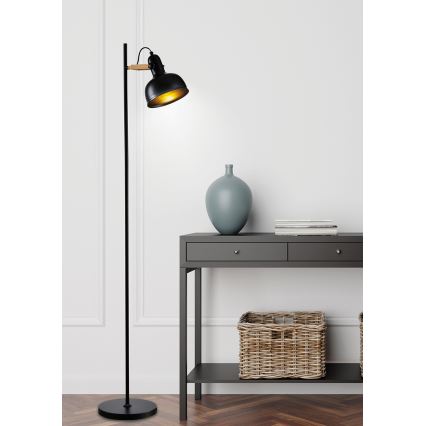 Grīdas stāvlampa RENO 1xE27/40W/230V melna