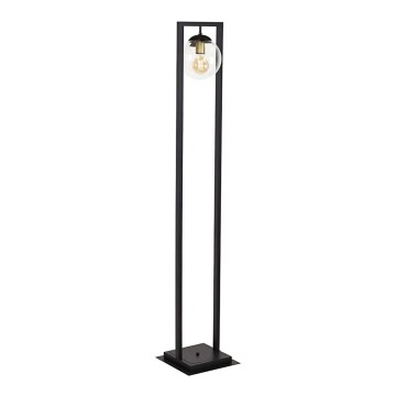 Grīdas stāvlampa REY 1xE27/7W/230V melna