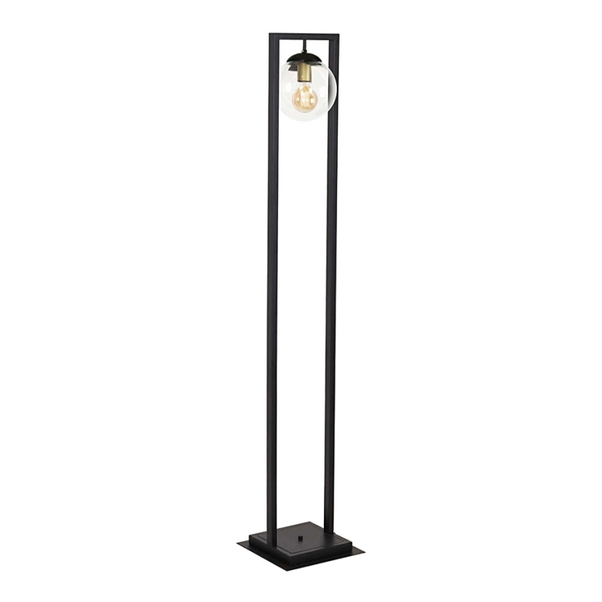 Grīdas stāvlampa REY 1xE27/7W/230V melna