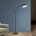 Grīdas stāvlampa SCHILLER 1xE27/40W/230V melna/bronza