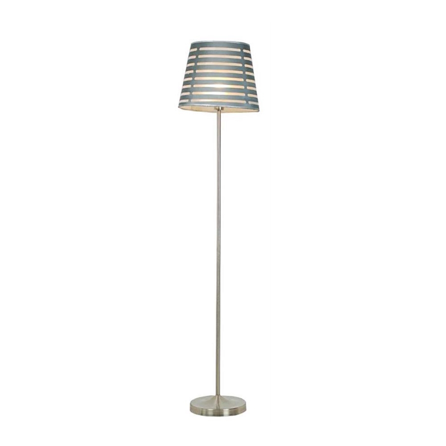 Grīdas stāvlampa SEGIN 1xE27/60W/230V pelēka/spīdīga hroma