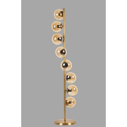 Grīdas stāvlampa SIMAY 1xE27/40W/230V zelta