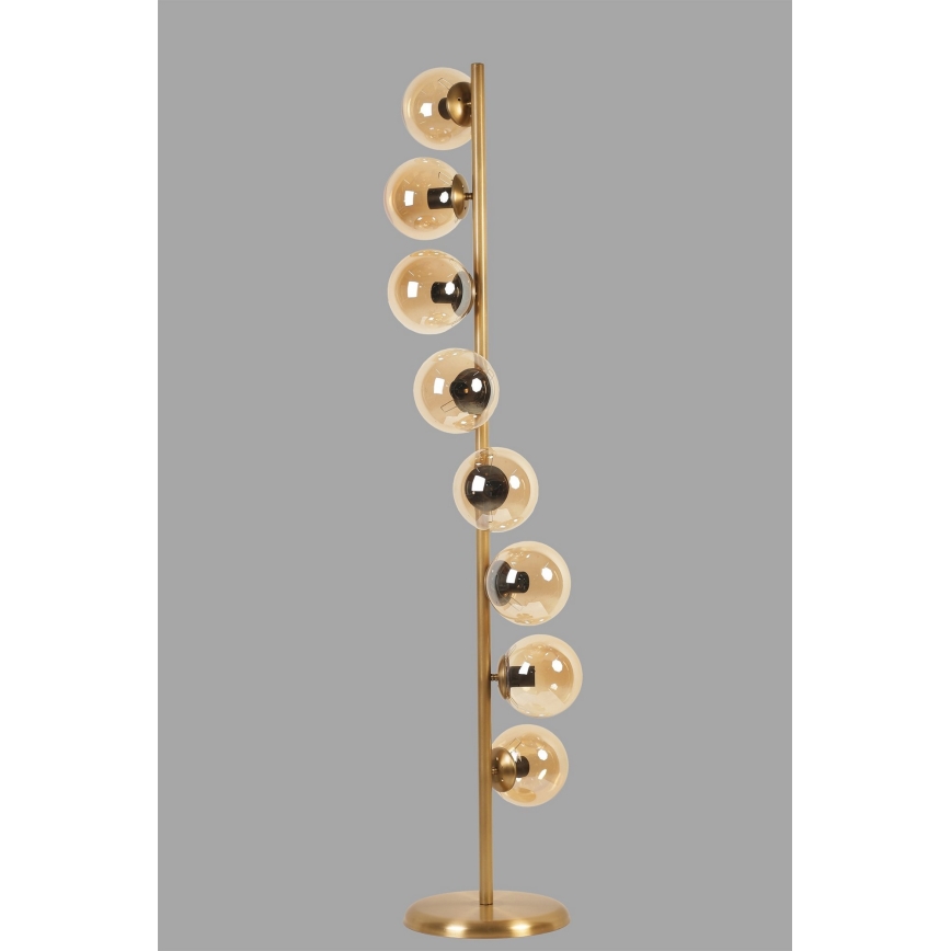 Grīdas stāvlampa SIMAY 1xE27/40W/230V zelta