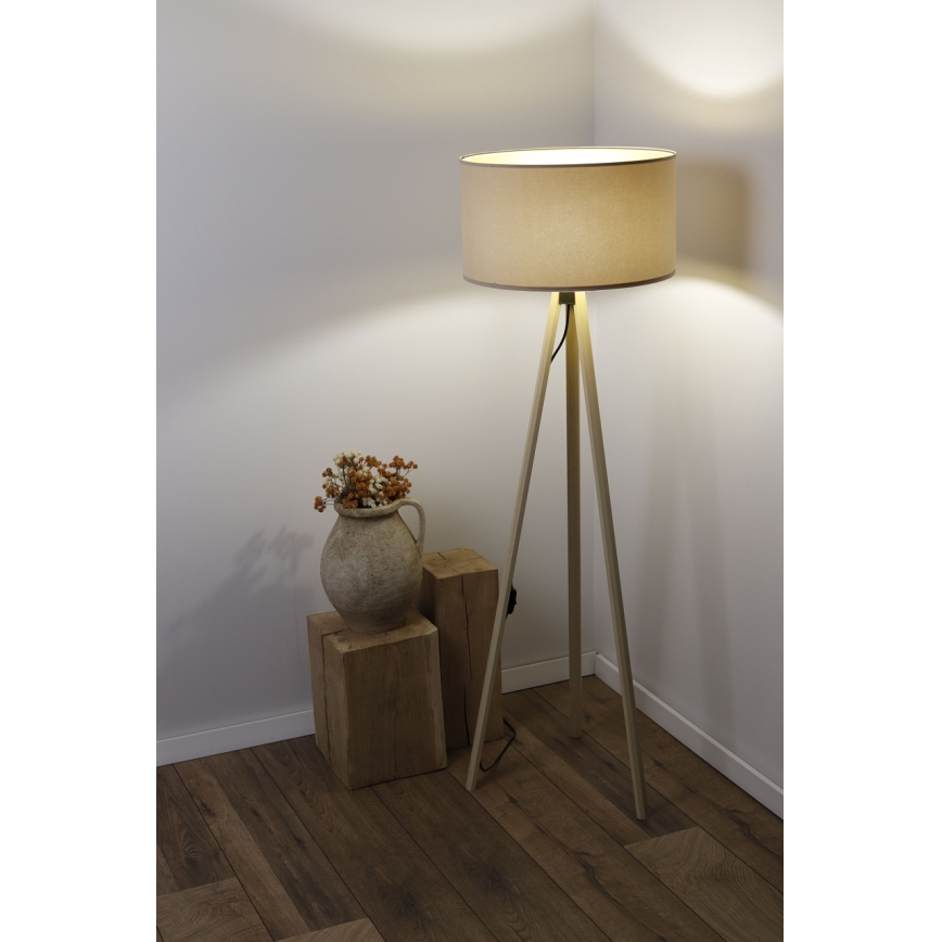 Grīdas stāvlampa STANDART 1xE27/60W/230V bēša