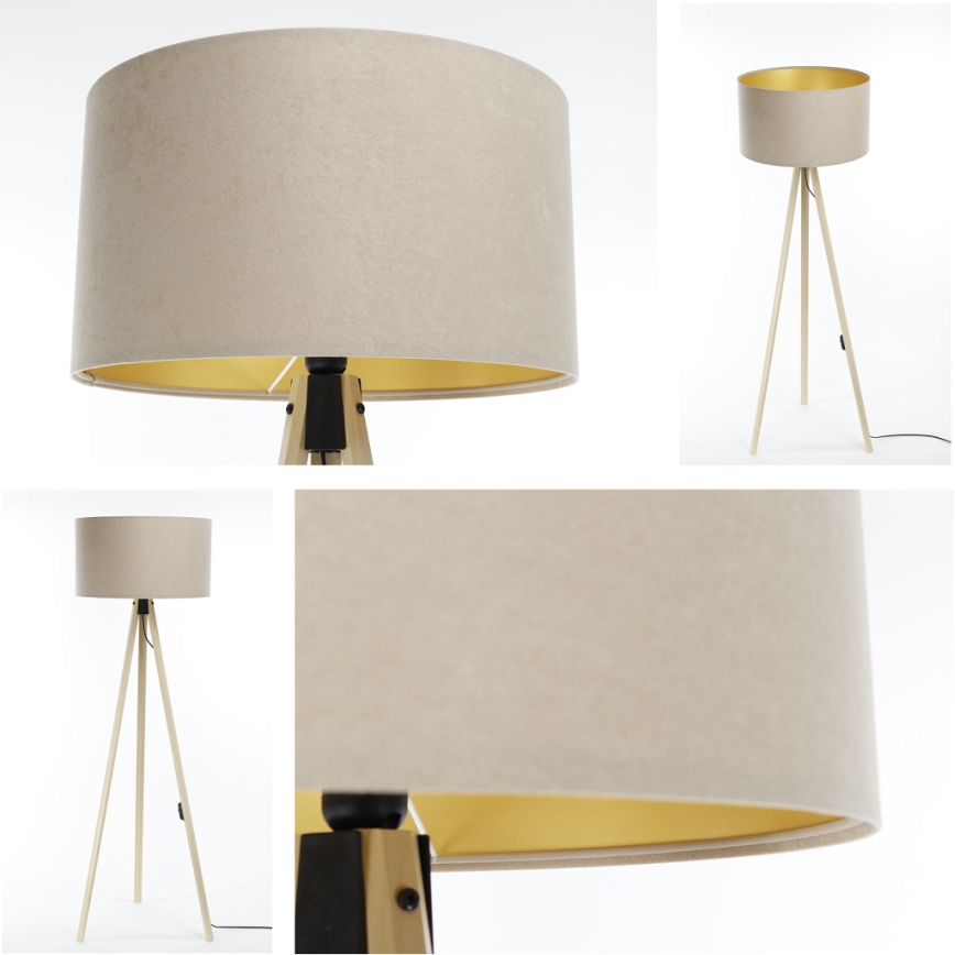 Grīdas stāvlampa STANDART 1xE27/60W/230V bēša