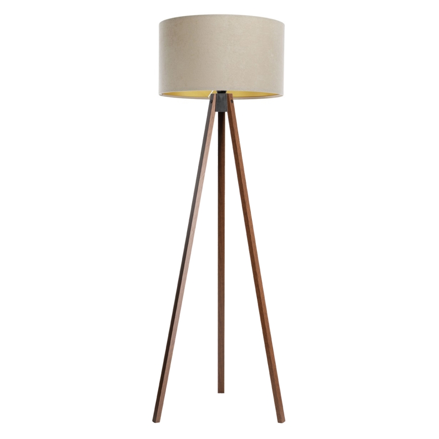 Grīdas stāvlampa STANDART 1xE27/60W/230V bēša/venge