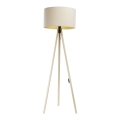 Grīdas stāvlampa STANDART 1xE27/60W/230V krēmkrāsa/bēša