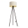 Grīdas stāvlampa STANDART 1xE27/60W/230V krēmkrāsa/brūna