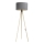 Grīdas stāvlampa STANDART 1xE27/60W/230V pelēka/bēša