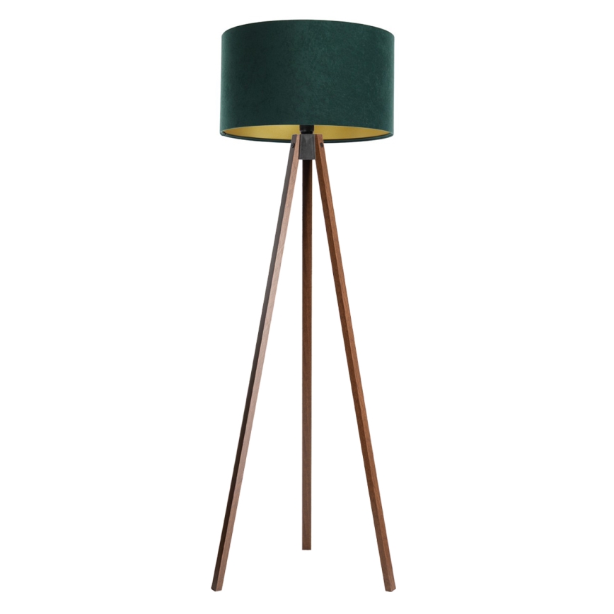 Grīdas stāvlampa STANDART 1xE27/60W/230V zaļa/venge